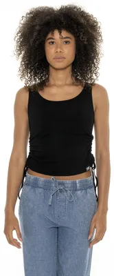 Image de Débardeur pour femme en jersey côtelé avec cordons Leone Fancy Stripes
