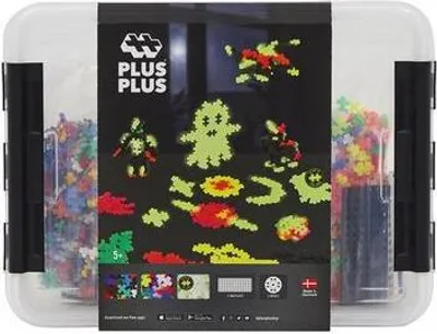 Zdjęcie produktu dla Plus Plus konstruktorius, Statyk ir Šviesk, dėžė 2000 vnt.
