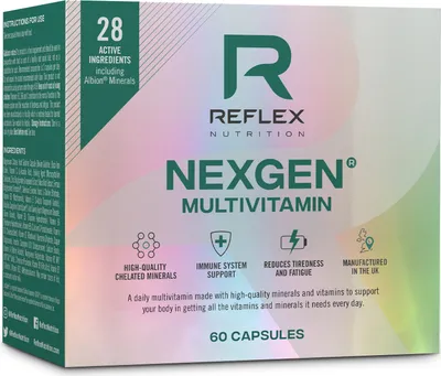 Produktbild von Reflex Nutrition Nexgen Multivitamin (60 Capsules) Standard - Vitamine, Mineralien & Gesundheit - Vitamine & Mineralien-Komplex