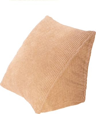 Dreieckskissen Komfortables Lesekissen mit Reissverschlusstasche Dreieckskeilpolster Kleines Rueckenstuetzkissen Kissen fuer Buero-Heimbett-Sofa