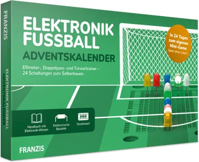 Produktbild von Franzis: Adventní kalendář elektronického fotbalu