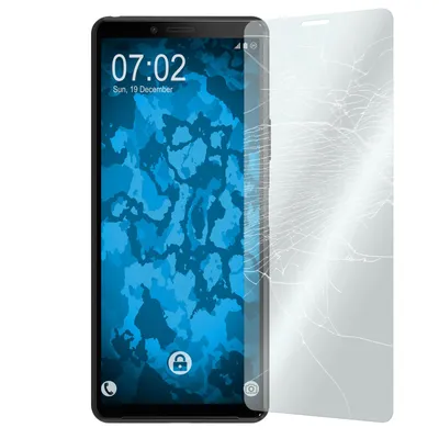 Produktbild von 3er-Pack PhoneNatic Glas-Folie klar  kompatibel mit Sony Xperia 10 II - Panzerglas für Xperia 10 II