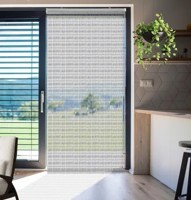 Produktbild von Türvorhang Fliegengitter - Türvorhang - 90x220 cm - Grau
