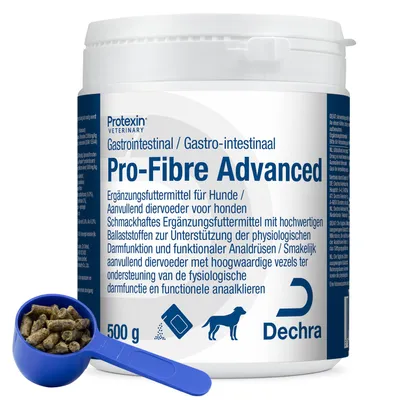 Produktbild von Dechra Pro-Fibre Advanced 500 g | für Hunde | Ballaststoffen zur Unterstützung der Darmfunktion
