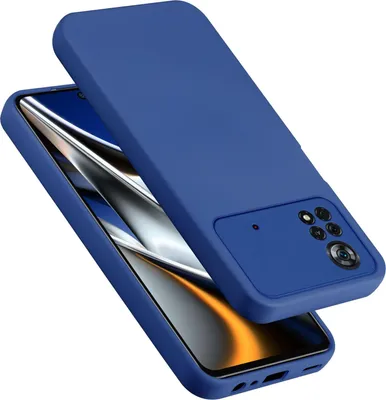 Obrázok produktu pre Cadorabo Puzdro pre Xiaomi Poco X4 Pro Silikónové puzdro na mobilný telefón Puzdro z tekutého silikónu, ochranné puzdro odolné proti poškriabaniu a nárazom pre Xiaomi Poco X4 Pro