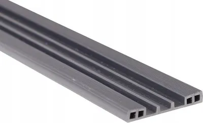 Produktbild von QUEST Lippendichtung für Polycarbonat-Stegplatten, PVC Dichtung, schwarz