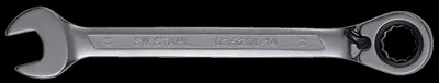 Productafbeelding van SW-Stalen ratel-ringsleutel 03520L-14, 191 mm, 32 mm, 7,5 mm, chroom-vanadiumstaal, 0,1181 kg, 118 g