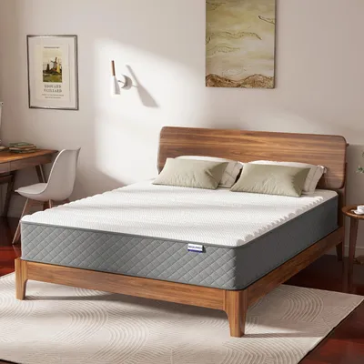 Productafbeelding van Matras 140x200 cm - Tweepersoonsmatras - Pocketveringmatras - Hybride matras - Koudschuimmatras