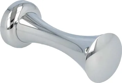 Produktbild von tecuro Badetuchhaken 1-fach, Messing verchromt