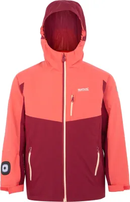 Produktbild von Regatta - "Trekktain" bunda, nepromokavá 3 v 1 pro dívky RG11262 (146-152) (červená/tmavě oranžová)