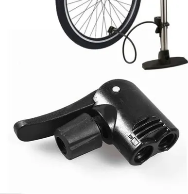 Produktbild von Fahrrad Fahrrad Fahrrad Schlauch 3 in 1 Ersatz Doppelkopf Luftpumpe Adapterventil Schwarz