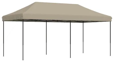 Produktbild von vidaXL Partyzelt Faltbar Pop-Up Taupe 580x292x315 cm