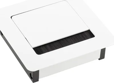 Produktbild von Weiße Aluminium-Kabeldurchführung 100x100x29mm