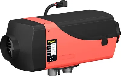 Image de Chauffage à air diesel 12 V 2 kW pour camping-cars, caravanes, camions et bateaux, 2000 W, avec silencieux