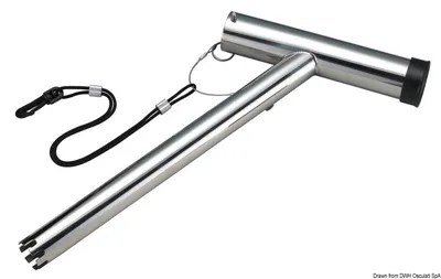 Produktbild von Erhöhter schwenkbarer Rutenhalter 32 mm - Osculati 41.181.00