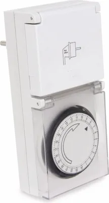 Produktbild von Analoge Zeitschaltuhr ZU-24A, 230V, 3500W, 15 Minuten Schaltabstand, IP44