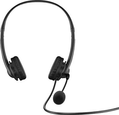 Produktbild von HP Stereo-USB-Headset G2, Kabelgebunden, Büro/Callcenter, 90 g, Kopfhörer, Schwarz