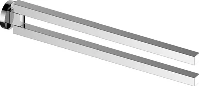 Produktbild von KEUCO EDITION 90 Handtuchhalter, 450 mm Tiefe, zweiarmig, schwenkbar, 19018010000