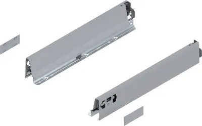 Produktbild von Blum TANDEMBOX Zarge, Höhe N 68 mm, NL 400 mm, links/rechts, für TANDEMBOX intivo/antaro, R9006 weissaluminium