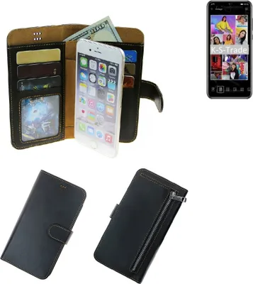 Produktbild von K-S-Trade Schutz Hülle kompatibel mit Huawei Y8p Klapphülle Case Phone cover Slim Handytasche Handy Hülle schwarz aus Kunstleder (1 Stk)