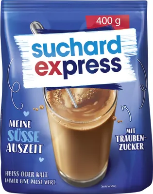 Produktbild von suchard express Kakaopulver Nachfüllbeutel 400g