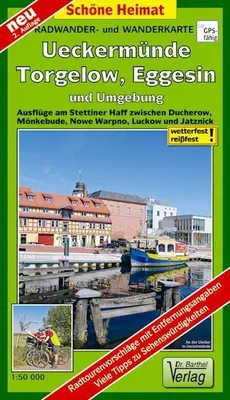 Immagine prodotto di Mappa ciclistica ed escursionistica Ueckermünde, Torgelow, Eggesin e dintorni 1 :50 000