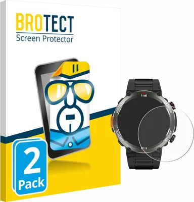 Produktbild von 2x Für Yxtel W50Pro 1.45" Schutzfolie BROTECT Displayschutz Display Schutz Folie Klar Transparent