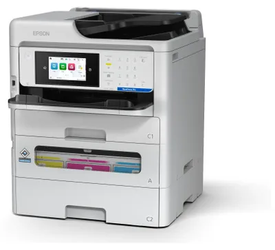 Produktbild von Epson WorkForce Pro EM-C800RDWF - Multifunktionsdrucker - Farbe - Tintenstrahl - A4 (210 x 297 mm)