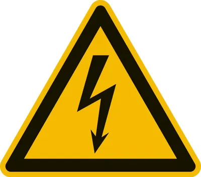 Produktbild von Warnschild, Warnung vor gefährlicher elektrischer Spannung, Folie, 200 mm