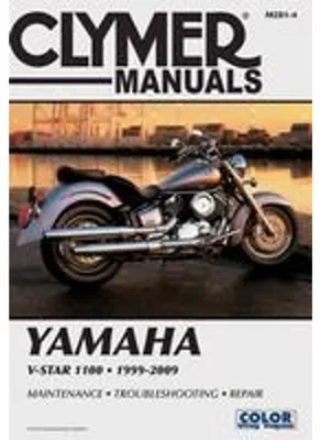 Zdjęcie produktu dla Yamaha V-Star 1100 Series Motorcycle (1999-2009) Service Repair Manual
