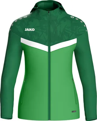 Produktbild von Jako Iconic Kapuzenjacke Damen - Soft Green / Sportgrün