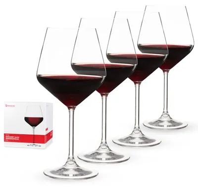 Produktbild von Bourgogneglas Weinglas Weinglasset - Kristallglas - 640 ml - 4 Stück