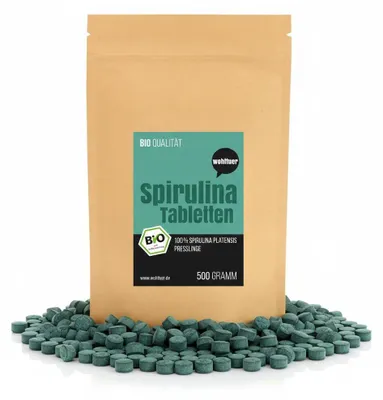 Produktbild von Wohltuer  Spirulina Tabletten - 500g