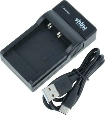 Produktbild von vhbw USB-C Ladegerät kompatibel mit Rollei Prego DP8330, DP8300, 8330 Kamera - Ladeschale + USB-C Kabel Ladeanzeige