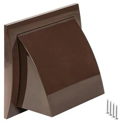 Zdjęcie produktu dla Kratka wentylacyjna zewnętrzna 100 mm ABS klapa zwrotna ściana