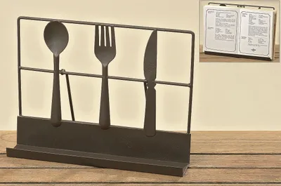 Produktbild von Buchhalter Eisen Besteck 30 cm x 22 cm x 6 cm in Braun
