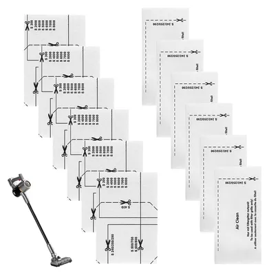 6-teiliges Staubsaugerfilter-Set für Miele-Modelle C1-C3, S200-S899
