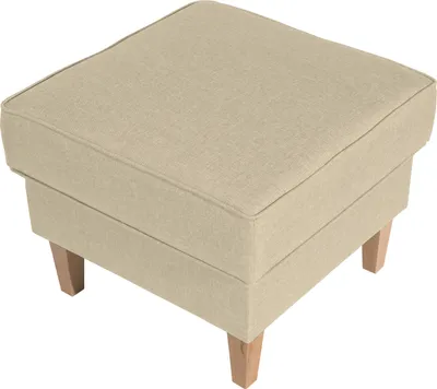 Produktbild von Max Winzer Hocker Lorris - Flachgewebe beige - Maße: 53 x 53 x 45 cm