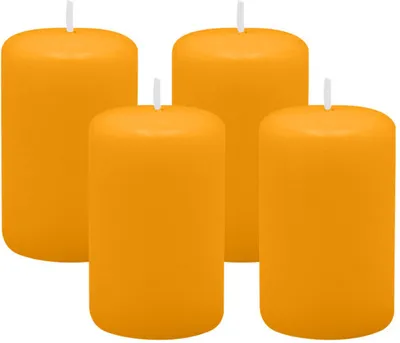 Produktbild von 4er Set Adventskranzkerzen Honig Ø 50 x 80 mm