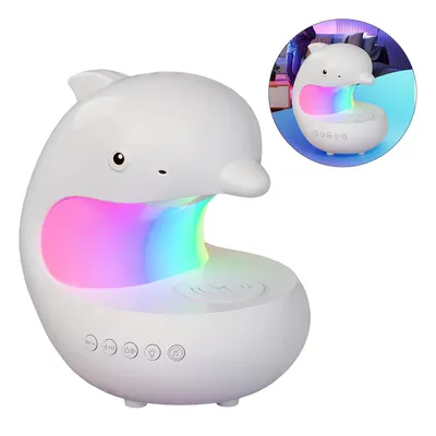 Produktbild von Nachtlichter, LED-Musik-Nachtlicht, wiederaufladbar mit niedlichem Aussehen, einstellbare Farbtemperatur, Timerfunktion, 7 Farbmodi, USB-Aufladung
