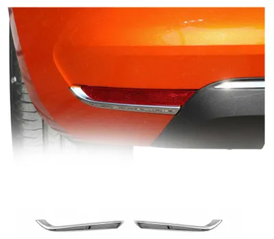 Image de Garniture Réflecteurs Arrière pour Renault Clio V 2019-2021 acier inox 2 Pcs, Image générée par une IA