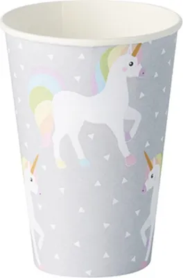 Image de 10 gobelets, carton, 0,2 l "Licorne"