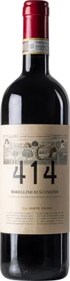 A bottle of red wine against a white background.