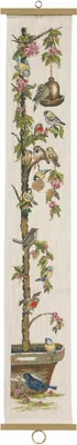 Produktbild von Permin Kreuzstich Stickpackung "Kirschbaum", Zählmuster, 16x96cm, 35-1367