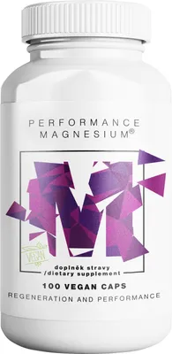Obrázok produktu pre Performance Magnesium 1000 mg, 100 vegan kapsúl, (Horčík 200 mg + Vitamín B6)
