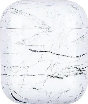 Image de Étui de protection pour AirPods - Marbre blanc