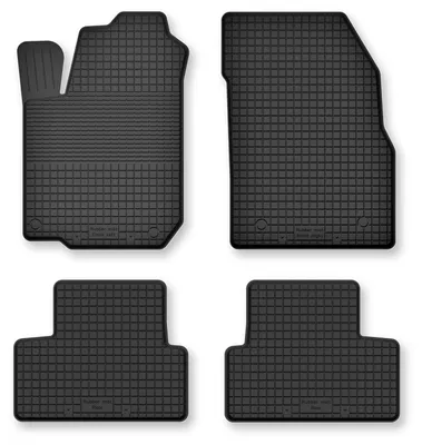 Image de Tapis de sol en caoutchouc pour Peugeot 5008 I 2009-2017 – 4 pièces, noirs, semi-universel, adapté