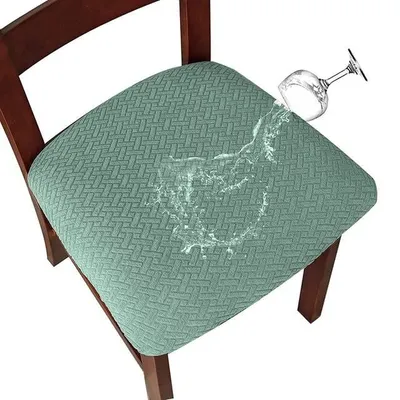 Image de Housse extensible en velours, amovible, pour fauteuil