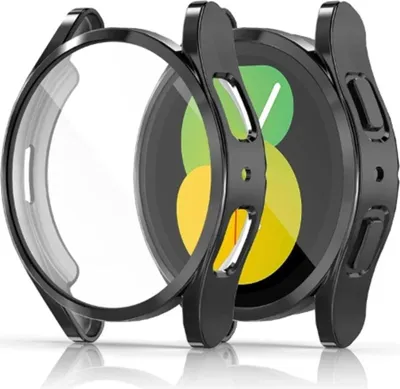 Produktbild von Strap-it TPU Hülle - schwarze Schutzhülle passend für Samsung Galaxy Watch 5 40mm - schwarze Schutzhülle für Galaxy Watch 5 40mm