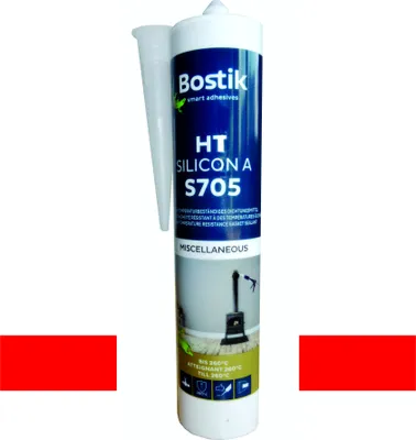 Produktbild von Hochtemperatur-Silikon 'Bostik® S705 HT' 300 ml, rot